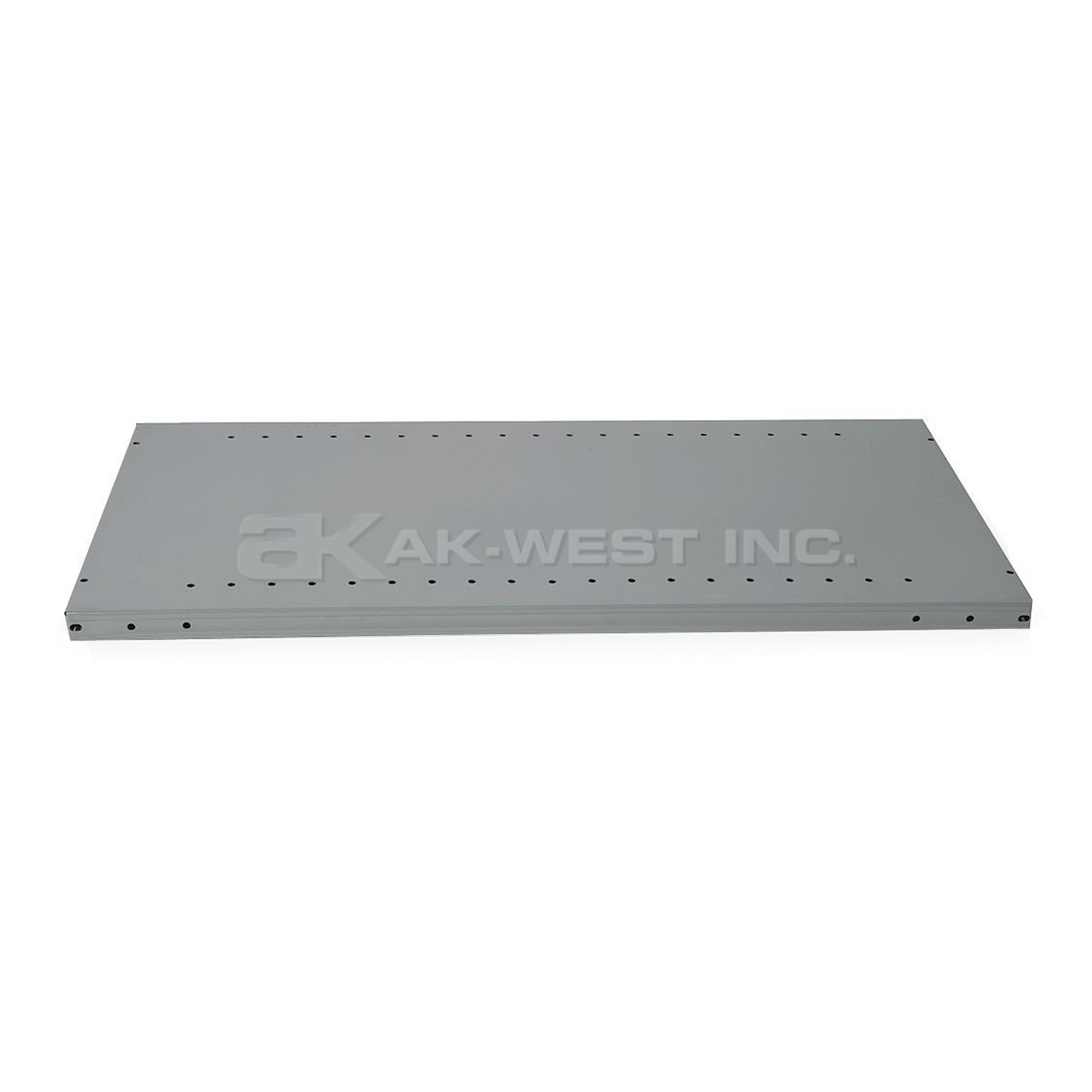 Grey, 12" x 36" Medium Duty Steel Box Beam Shelf