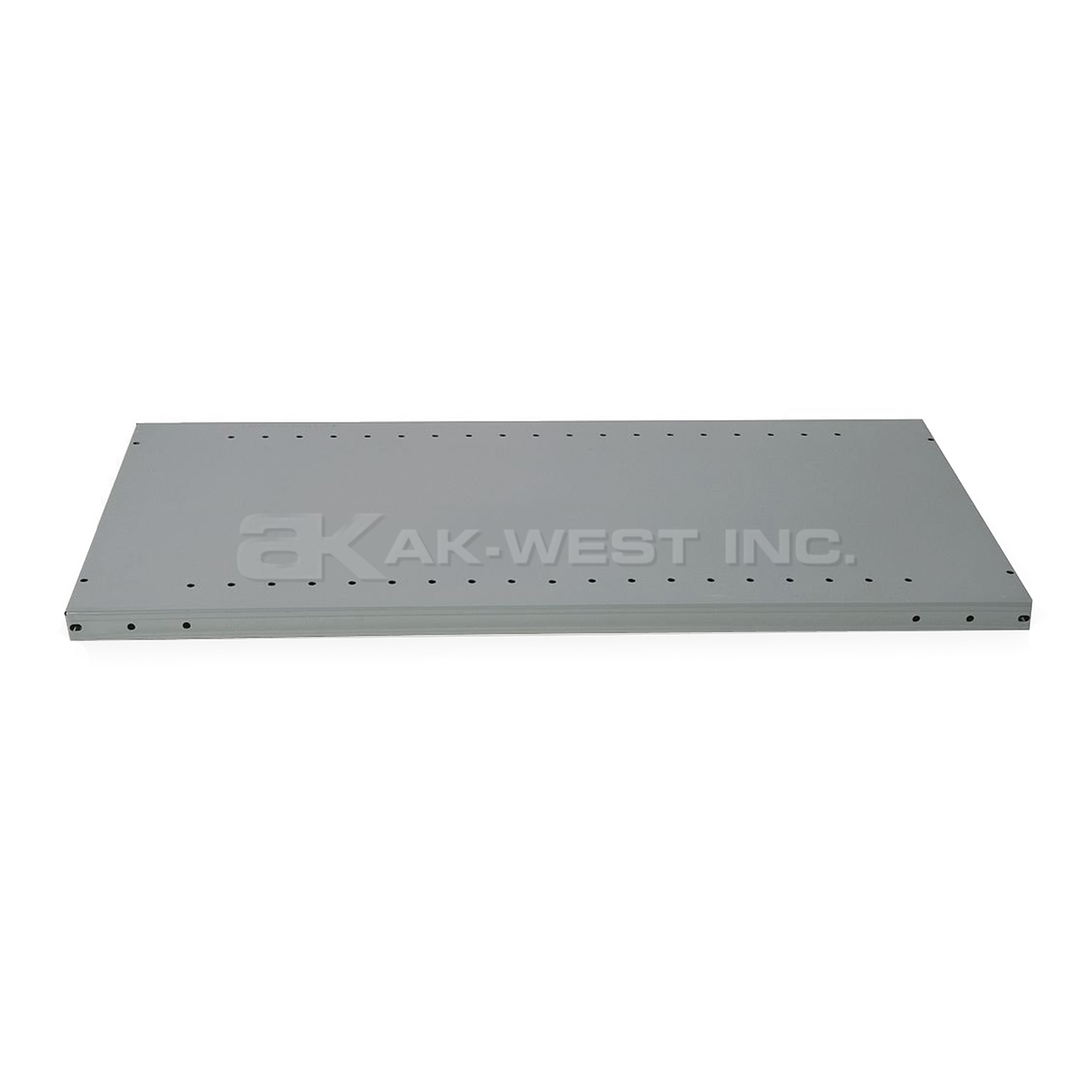 Grey, 18" x 36" Medium Duty Steel Box Beam Shelf