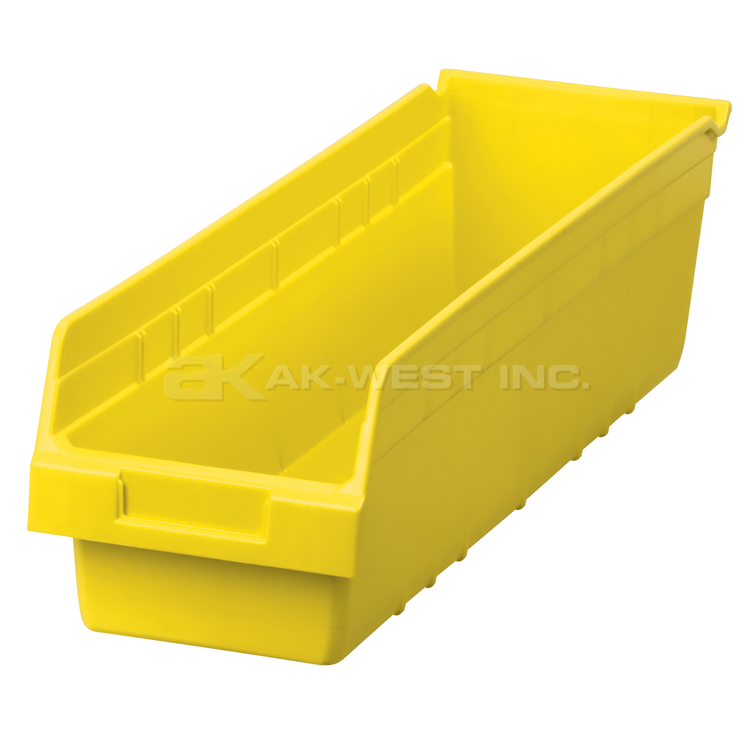 Yellow, 23-5/8" x 6-5/8" x 6" Shelf Bin (10 Per Carton)