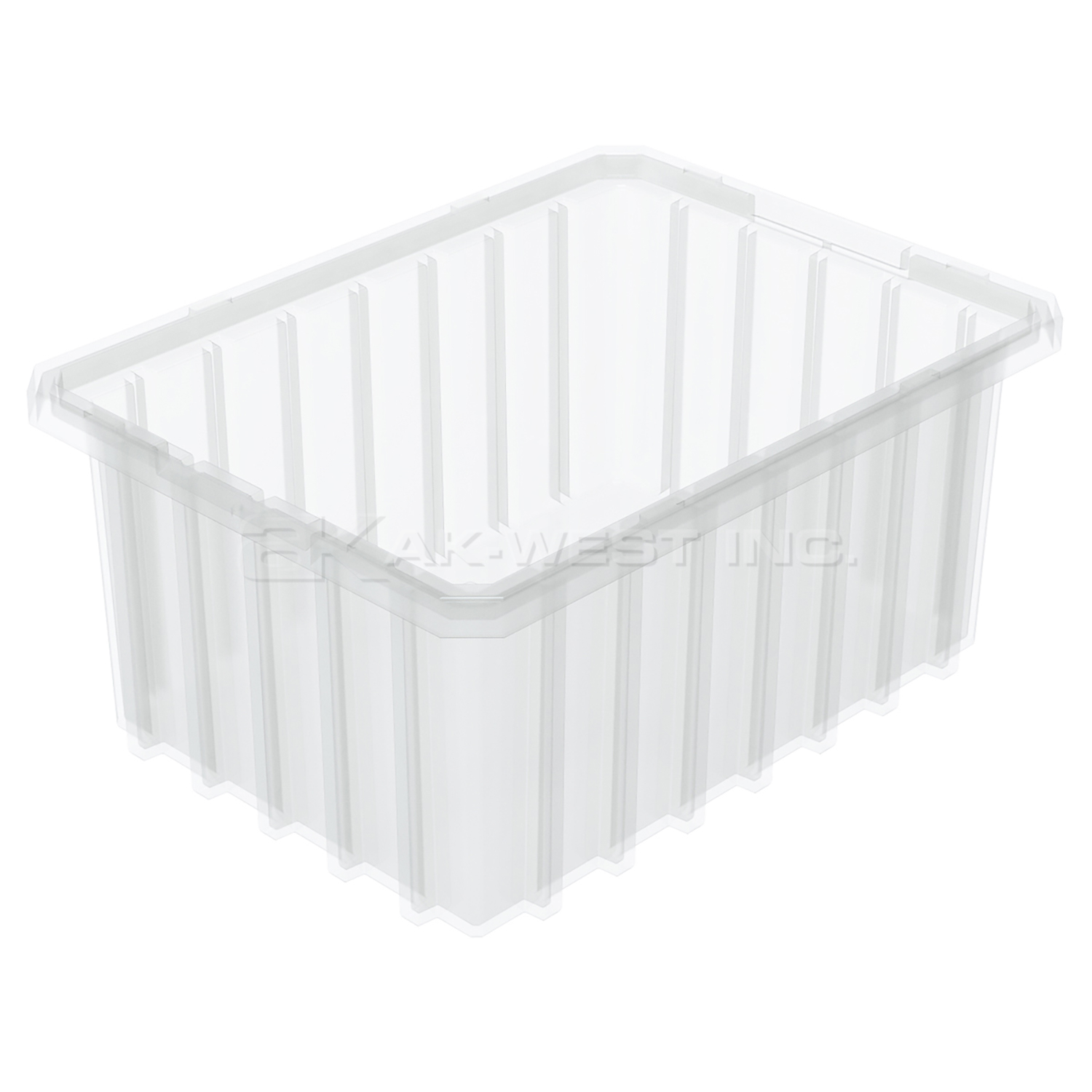 Clear, 10-7/8" x 8-1/4" x 5" Dividable Grid Container (20 Per Carton)