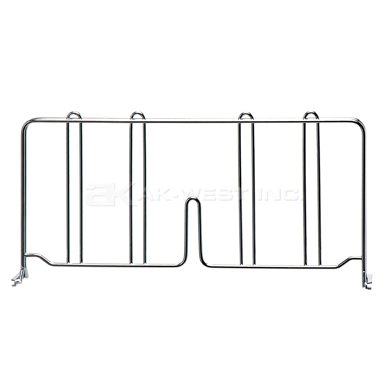 Chrome, 18" Shelf Divider