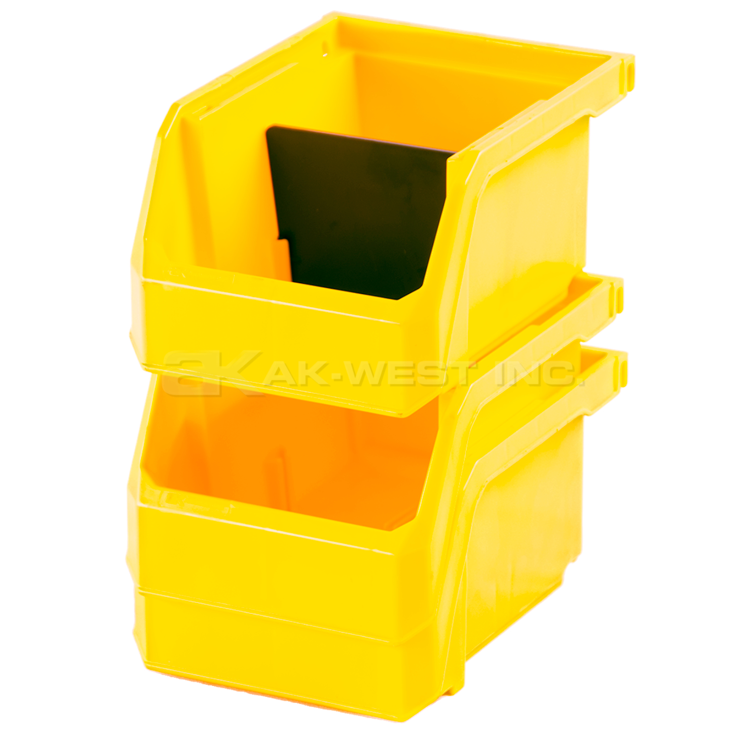 Yellow, 5-3/8" x 4-1/8" x 3" Hanging, Stacking and Nesting Bin (Equivalent Size To 30210)