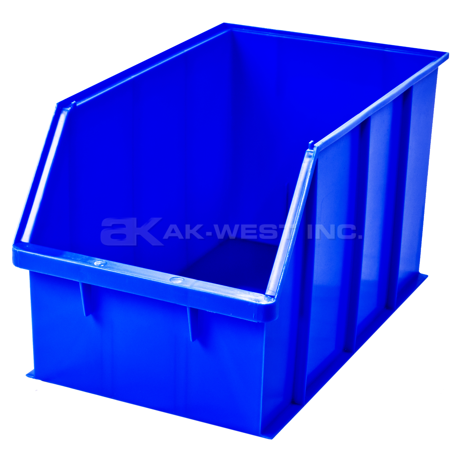 Blue, 18" x 10" x 10", High Visibility Shelf Bin (4 Per Carton)