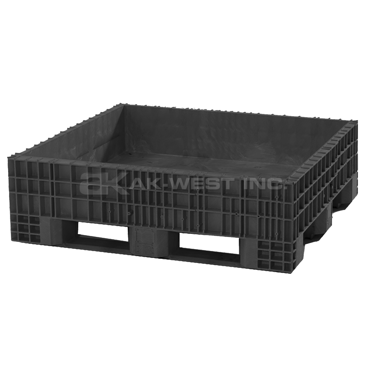 Black, 48" x 45" x 15" Fixed Wall, 700lbs Cap., Bulk Box - Discontinued