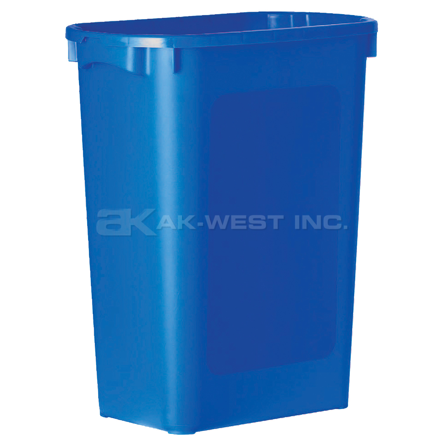 Blue, 17.5" x 11" x 21.25, 11 Gal., Tall Recycling Bin