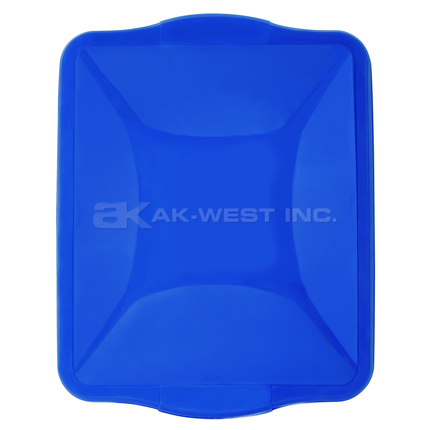Blue, 19" x 15.5", Dome Storage Lid for N401600 and N402290 Recycling Containers
