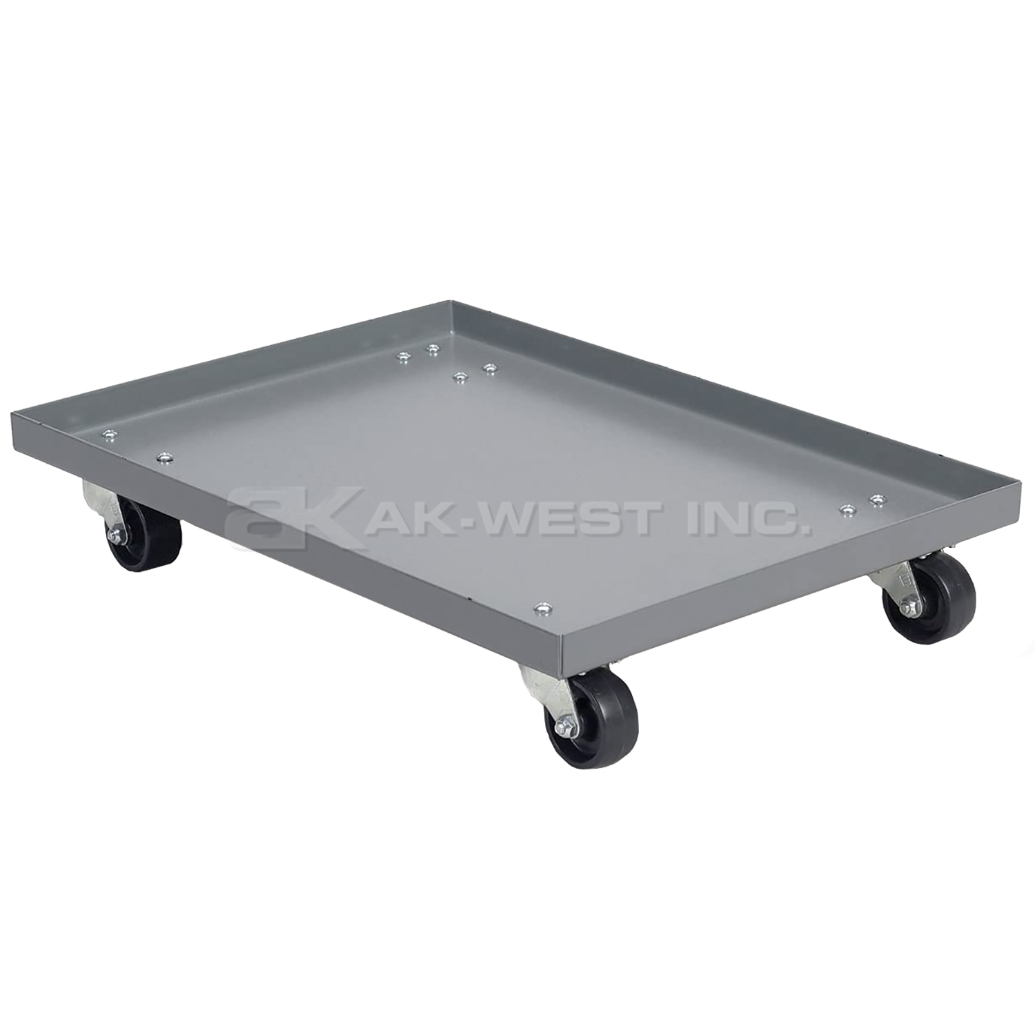 Grey, Dolly For 21"L x 15"W Attached Lid Containers