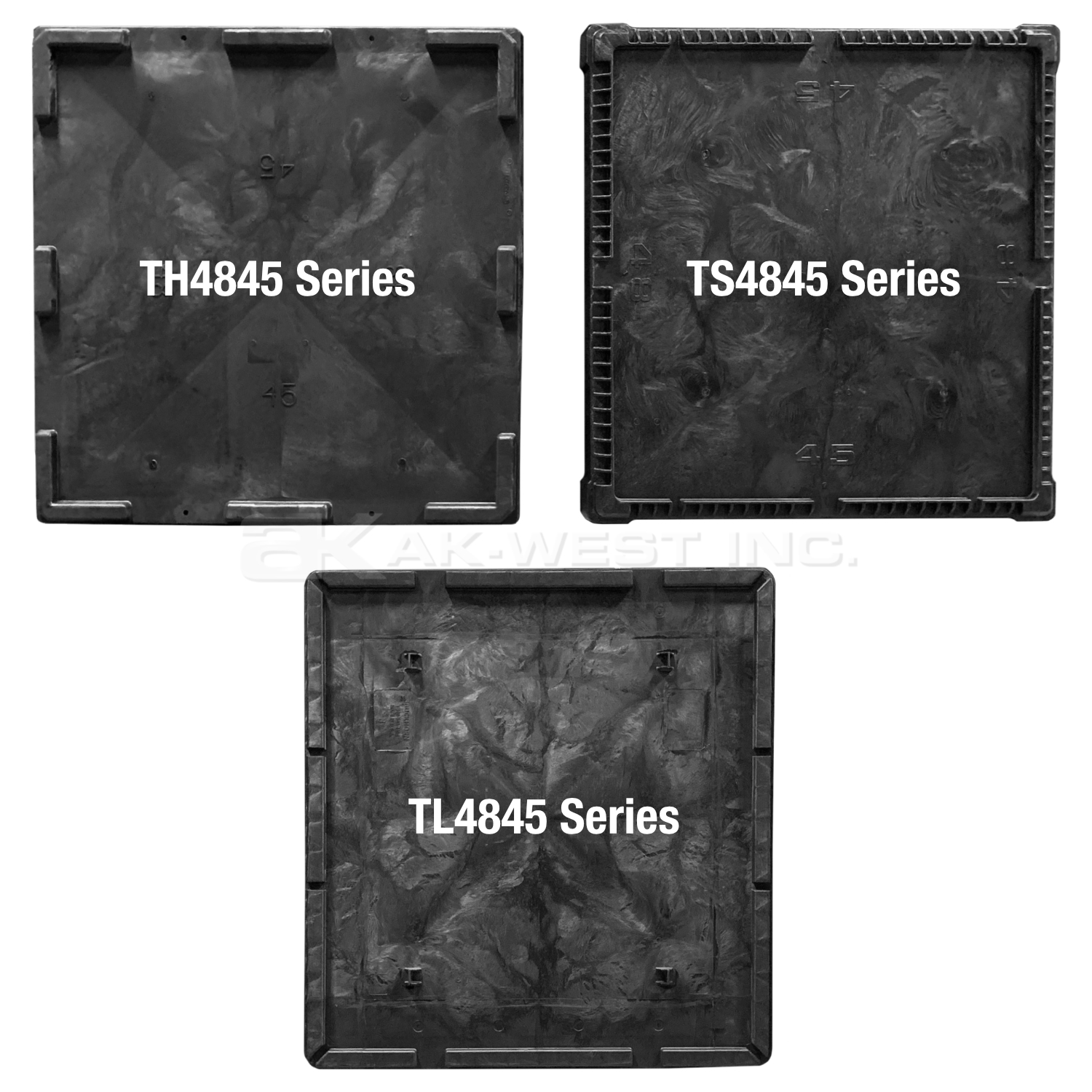 Black, Lid for BE4845, BX4845 and BN4845 Series Bulk Box