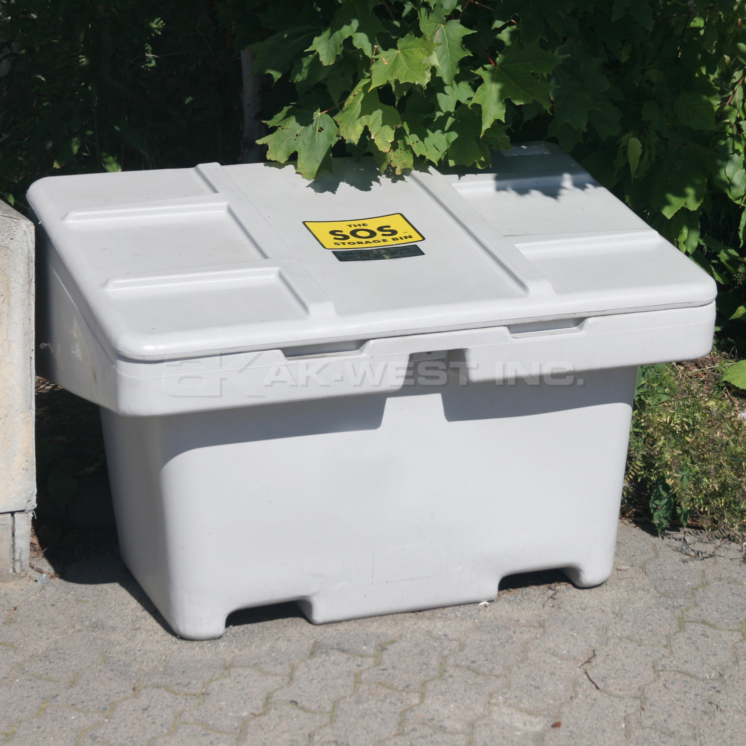 Grey, 42" x 29" x 30", 11 Cu. Ft. / 1000lb Cap., SOS Storage Bin