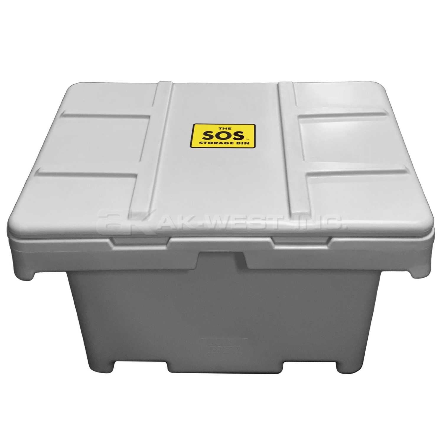 Grey, 42" x 29" x 30", 11 Cu. Ft. / 1000lb Cap., SOS Storage Bin