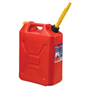 Red, 20 Litre RV Military Style Gasoline Container