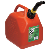 Red, 10 Litre Gasoline Can w/ Locking Spout