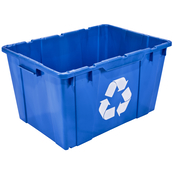Blue, 25" x 17" x 14" w/ Mobius Loop Recycling Container, (Alt. M/N: RC25171401)