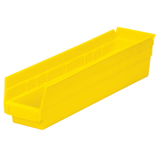 Yellow, 17-7/8" x 4-1/8" x 4" Shelf Bin (12 Per Carton)