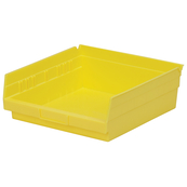 Yellow, 11-5/8" x 11-1/8" x 4" Shelf Bin (12 Per Carton)