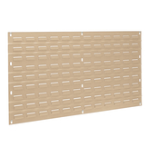 Beige, 35-3/4" x 19" Louvered Wall Panel