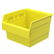Yellow, 11-5/8" x 11-1/8" x 8" Shelf Bin (4 Per Carton)
