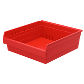 Red, 23-5/8" x 22-1/2" x 8" Shelf Bin (4 Per Carton)