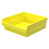 Yellow, 23-5/8" x 22-1/2" x 8" Shelf Bin (4 Per Carton)