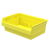 Yellow, 15-5/8" x 22-1/2" x 8" Shelf Bin (4 Per Carton)