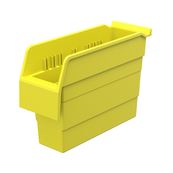 Yellow, 11-5/8" x 4-1/8" x 8" Shelf Bin (16 Per Carton)