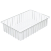 Clear, 16-1/2" x 10-7/8" x 4" Dividable Grid Container (12 Per Carton)