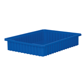 Blue, 22-3/8" x 17-3/8" x 4" Dividable Grid Container (6 Per Carton)