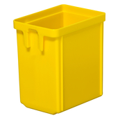 Yellow, 1/8 Cup for 38358 Straight Wall Container (12 Per Carton)