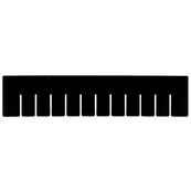 Black, Short Dividers For The A33224 (Package of 6)