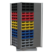 Grey, Storage-Go-Round for Steel 19-Series Cabinets. Fits 20 19-Series Cabinets (Sold Seperately)
