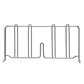 Chrome, 18" Shelf Divider