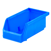 Blue, 7-3/8" x 4-1/8" x 3" Hanging, Stacking and Nesting Bin (Equivalent Size To 30220)