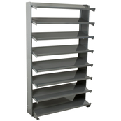 Grey, 12" x 36" x 60" Single Sided Pick Rack