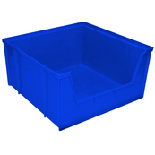 Blue, 16" x 16" x 8", High Visibility Shelf Bin (6 Per Carton)