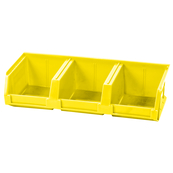 Yellow, 5 3/8" x 12 1/4" x 3" System Bin (8 Per Carton)