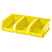 Yellow, 7 3/8" x 12 1/4" x 3" System Bin (8 Per Carton)