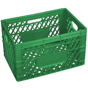 Green, 19"L x 13"W x 11.5"H, 24 Qt Multi-Purpose Crate