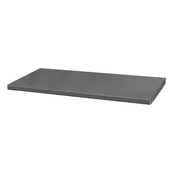 Grey, 35-3/4" x 16-3/8", Heavy Duty, 14Ga. Steel, Adjustable Shelf for 36" Wide Cabinet w/ Louvered Panels, Louvered Doors, or 4" Deep Doors