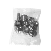 Plated, Hardware Set of 5 Bolts and Nuts