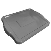 Grey, 19" x 15.5", Flat Storage Lid for N401600 and N402290 Recycling Containers
