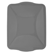 Grey, 19" x 15.5", Dome Storage Lid for N401600 and N402290 Recycling Containers