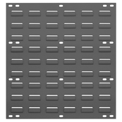 Grey, 18"W x 19"H Louvered Wall Panel