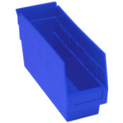 Blue, 11-5/8" x 4-1/8" x 6" Shelf Bin (36 Per Carton)