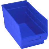 Blue, 11-5/8" x 6-5/8" x 6" Shelf Bin (30 Per Carton)