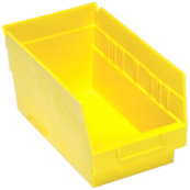 Yellow, 11-5/8" x 6-5/8" x 6" Shelf Bin (30 Per Carton)