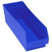 Blue, 17-7/8" x 6-5/8" x 6" Shelf Bin (20 Per Carton)