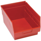 Red, 11-5/8" x 8-3/8" x 6" Shelf Bin (20 Per Carton)