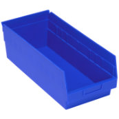 Blue, 17-7/8" x 8-3/8" x 6" Shelf Bin (10 Per Carton)