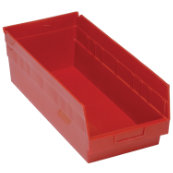 Red, 17-7/8" x 8-3/8" x 6" Shelf Bin (10 Per Carton)