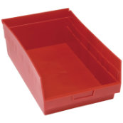 Red, 17-7/8" x 11-1/8" x 6" Shelf Bin (8 Per Carton)